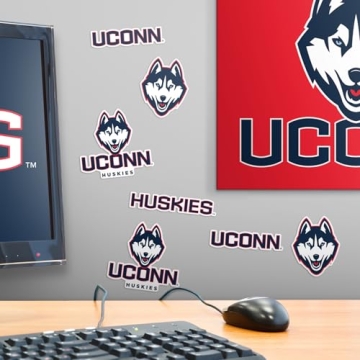 UConn Spirit Logo Vinyl Stickers for Fans and Decor