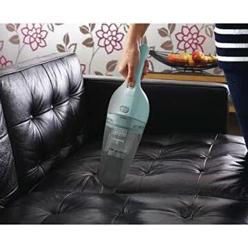 BLACK+DECKER Cordless Handheld Vacuum 2Ah, Icy Blue (HNV220BCZ12FF)