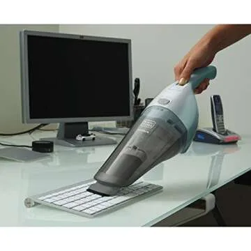BLACK+DECKER Cordless Handheld Vacuum 2Ah, Icy Blue (HNV220BCZ12FF)