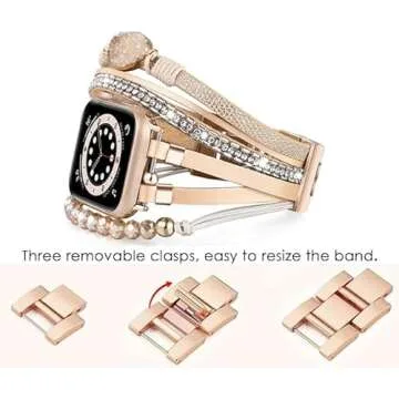 Stylish VISOOM Boho Bracelet for Apple Watch - Perfect Gift