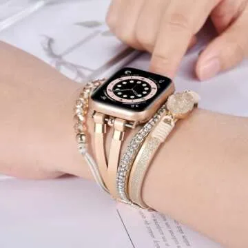 Stylish VISOOM Boho Bracelet for Apple Watch - Perfect Gift