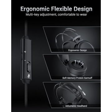 NUBWO N7 Gaming Headsets with Noise Canceling Mic