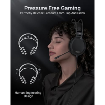 NUBWO N7 Gaming Headsets with Noise Canceling Mic