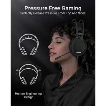 NUBWO N7 Gaming Headsets with Noise Canceling Mic