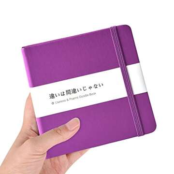 Small Square 5x5" Mini Notebooks - Durable PU Leather