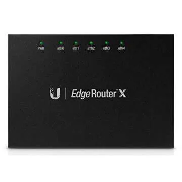 Ubiquiti EdgeRouter X Advanced Gigabit Ethernet Routers ER-X 256MB Storage 5 Gigabit RJ45 Ports