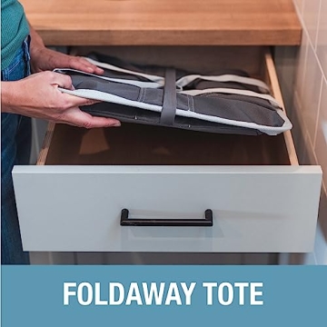 CleverMade Collapsible Laundry Tote 2PK - Space-Saving & Sturdy