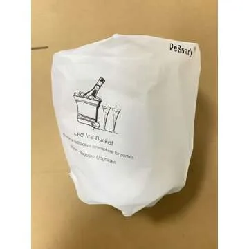 PeSandy LED Ice Bucket - 5L Capacity Color Changing Cooler