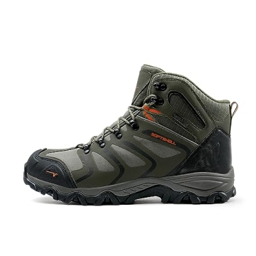NORTIV 8 Men's Waterproof Hiking Boots - Lightweight Comfort