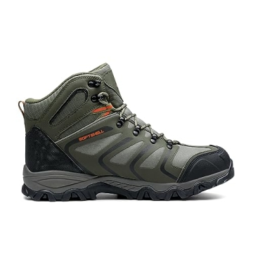 NORTIV 8 Men's Waterproof Hiking Boots - Lightweight Comfort