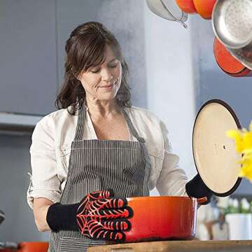 BBQ Grilling Gloves, 1472°F Heat Resistant Cooking Gloves