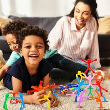 YOTNUS 24Pcs Magnetic Toys, Magnet Men for Travel Toys, Fridge Magnets Funny, Cute Magnets for Kids and Adults, Magnetic People Colorful Mini Toys for Whiteboard, Refrigerator, Desk Decoration