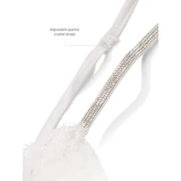 Victoria's Secret Fashion Show '24 Women's Twinkle Strap Lace Slip Dress, Coconut White, Small