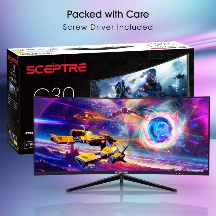 Sceptre 30-Inch Curved Gaming Monitor 200Hz HDMI