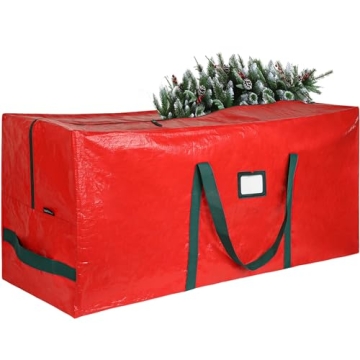 Heavy Duty Christmas Tree Storage Bag - Protects 7.5 Ft Trees