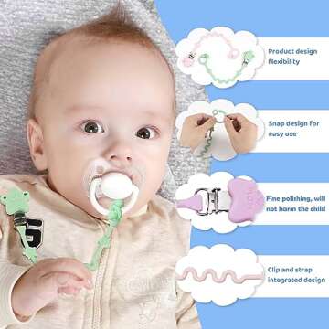RTMOK Baby Toy Strap for Safe Baby Playtime Accessory