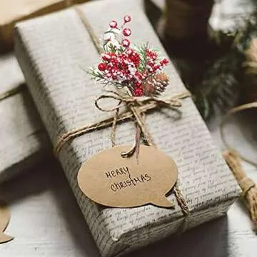 Crafare 20 Pack Artificial Christmas Tree Picks Assorted Red Berry Pine Picks Spray with Pinecones Apples Holly Leaves Winter Holiday Season Déco