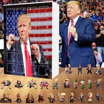 Trump's 2024 Christmas Ornaments & Advent Calendar - Fun Holiday Decor