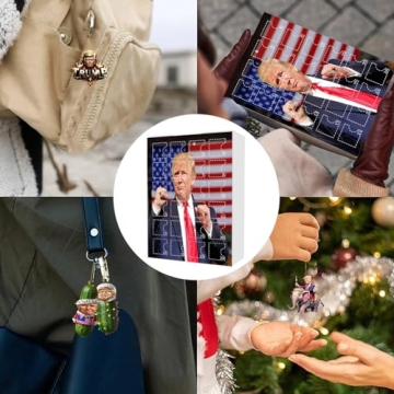 Funny Trump 2024 Christmas Ornaments & Advent Calendar