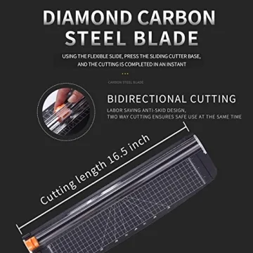 ZEQUAN A3 Paper Cutter Trimmer - 18 Inch Portable Cutter