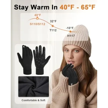 RIGWARL Cold Weather Waterproof Touch Screen Gloves
