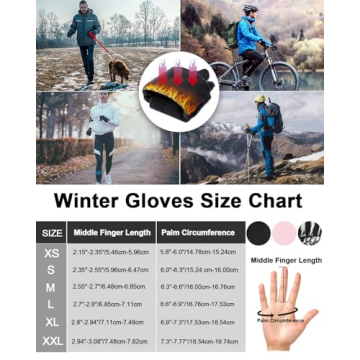 RIGWARL Cold Weather Waterproof Touch Screen Gloves