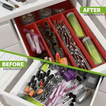 Utopia Kitchen Bamboo Utensil Organizer for Cutlery