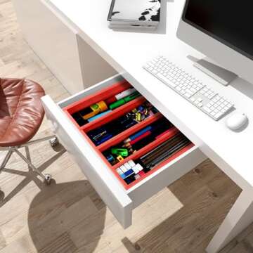 Utopia Kitchen Bamboo Utensil Organizer for Cutlery