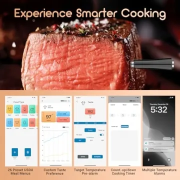 INKBIRD Wireless Meat Thermometer - Bluetooth Cooking Precision