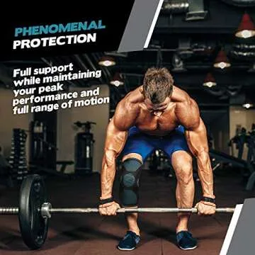 POWERLIX Knee Sleeve for Maximum Support and Comfort