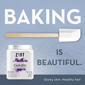 Zint Beef Gelatin Powder: Unflavored Collagen Protein for Baking