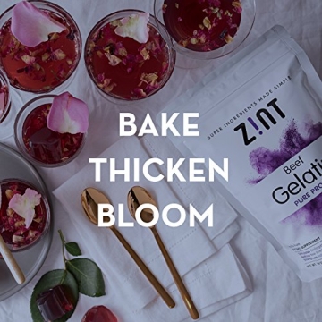 Zint Beef Gelatin Powder: Unflavored Collagen Protein for Baking