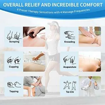 CAMBIVO TENS Unit Muscle Stimulator 24 Modes, Dual Channel Muscle Stimulator for Pain Relief Therapy, Mini Electric Stimulator Physical Therapy with 10 Pads