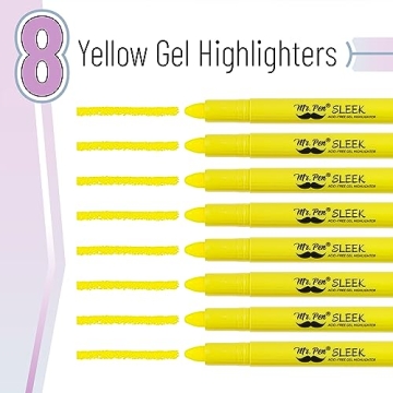 No Bleed Gel Highlighters for Bible and Note-taking