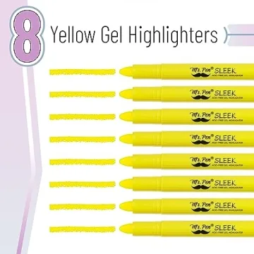 No Bleed Gel Highlighters for Bible and Note-taking