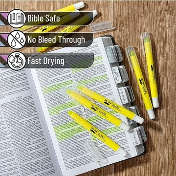 No Bleed Gel Highlighters for Bible and Note-taking