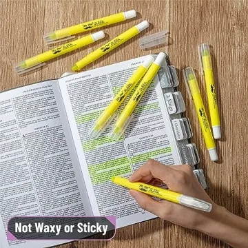 No Bleed Gel Highlighters for Bible and Note-taking
