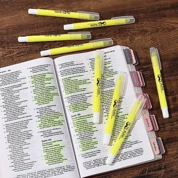 No Bleed Gel Highlighters for Bible and Note-taking
