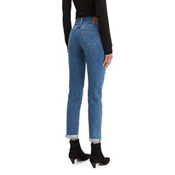 Levi's Women's New Boyfriend Jeans, Hawaii Blue, 27 (US 4)