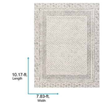 Livabliss Melodie Boho Area Rug, 7'10" x 10'2" Beige