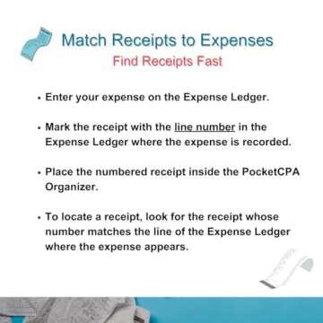 PocketCPA Receipt Organizers: Simplify Expense Tracking