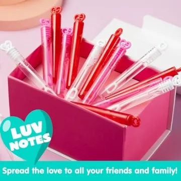 JOYIN 36 Valentines Mini Bubble Maker Wands for Kids