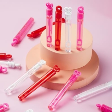 JOYIN 36 Valentines Mini Bubble Maker Wands for Kids