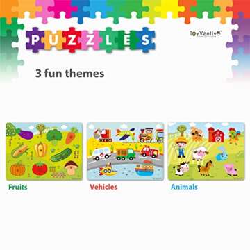 Engaging Wooden Peg Toddler Puzzles Set for Kids