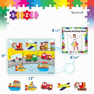 Engaging Wooden Peg Toddler Puzzles Set for Kids