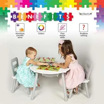 Engaging Wooden Peg Toddler Puzzles Set for Kids