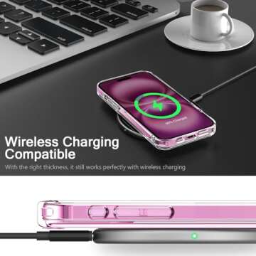 Stylish Bicol iPhone 16 Case with Screen Protector