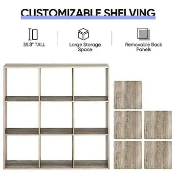 ZenStyle 9 Cube Storage Organizer for Versatile Storage Solutions
