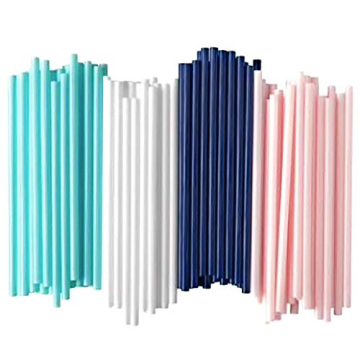 IKEA SOTVTTEN Wide Drinking Straws for Smoothies & Yogurt - Eco-Friendly, 100 Pack