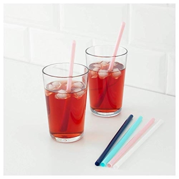 IKEA SOTVTTEN Wide Smoothie Straws BPA-Free 100 Pack